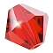 Preciosa® Crystal Beads, Czech Crystal, Bicone(451 69 302 Rondelle), 90070 Light Siam, 6mm, Hole: 1mm