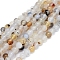 Natural Dendritic Agate Beads Strands, Round, 6~6.5mm, Hole: 0.8mm, about 62~63 pcs/Strand, 14.56 inch(37cm)