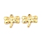 304 Stainless Steel Pendants, Dragonfly Charm, Real 18K Gold Plated, 15.5x17x3mm, Hole: 1.6mm