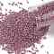 TOHO Round Seed Beads, Japanese Seed Beads, (PF553) PermaFinish Pink Lilac Metallic, 8/0, 3mm, Hole: 1mm, about 1111pcs/50g