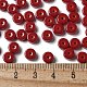 Непрозрачные цветные стеклянные бусины SEED-E001-P3x6mm-13-4