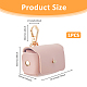 Портативный футляр для хранения сережек из искусственной кожи FIND-WH0152-608-2