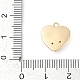 Латунные микро проложить кубического циркония подвески KK-Z094-01G-02-3