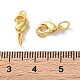 Стойки обшивки латунь когтя омара застежками KK-F090-26G-01-3