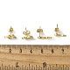Комплекты сережек из нержавеющей стали 304 EJEW-S248-03A-G-3