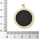 Латунные микро проложить кубического циркония смолы подвески KK-L239-047G-A-4