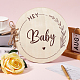 Круглая со словом «Эй DIY-WH20002-58B-4