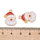 Подвески из эмали и сплава ENAM-I061-01KCG-24-3