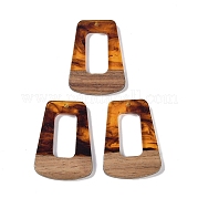 Подвески из смолы и дерева WOOD-F015-11D