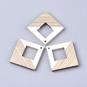 Подвески из смолы и дерева RESI-S358-27C