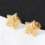 Серьги-гвоздики из нержавеющей стали 304 EJEW-G423-27G