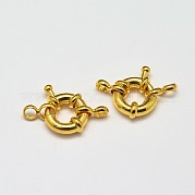 Латунные пружинные кольца с вакуумным покрытием pvd KK-I598-12G-RS