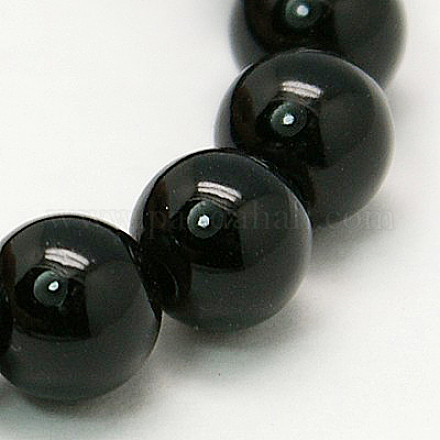 Естественно Mashan нефрита круглые бусины нити G-D263-4mm-XS32-1