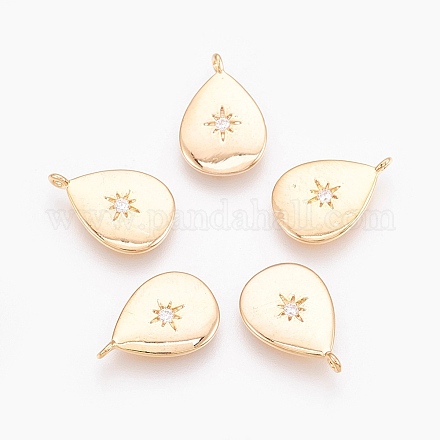 Латунь подвески циркония кубической X-KK-S341-27-1
