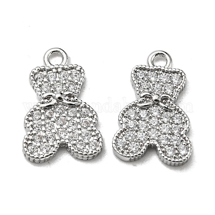 Латунные микро проложить кубического циркония подвески KK-H460-03P-1