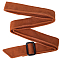 Tie a Knot Cloth Waist Belts with Buckle, for Coat Decoration, Dark Goldenrod, 70-1/8 inch(178cm)