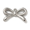 Anti-Tarnish 304 Stainless Steel Pendants, Bowknot Charm, Stainless Steel Color, 13x20x2.5mm, Hole: 1mm