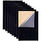 BENECREAT 20PCS Velvet (Black) Fabric Sticky Back Adhesive Back Sheets, A4 Sheet (8.3