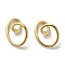 304 Stainless Steel Linking Rings, 3D Heart, Real 14K Gold Plated, 18.5x17x10.5mm