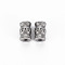 Non-Tarnish 304 Stainless Steel Beads, Cadmium Free & Nickel Free & Lead Free, Grooved, Column, Stainless Steel Color, 9.5x6mm, Hole: 2mm