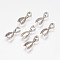 Brass Pinch Bails, Ice Pick, Lead Free & Nickel Free, Platinum, 14x7mm, Hole: 4x6mm
