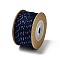 12M 3-Ply Polyester Cotton Cord, Midnight Blue, 2.5mm, about 13.12 Yards(12m)/Roll