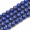 Natural Lapis Lazuli Beads Strands, Round, 4mm, Hole: 0.8mm, about 85~90pcs/strand, 15 inch(38cm)