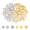 180Pcs 6 Styles 201 & 304 Stainless Steel Stamping Blank Tag Pendants, Flat Round, Golden & Stainless Steel Color, 6~8x1mm, Hole: 1.2~1.4mm, 30pcs/style