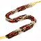 Natural Mixed Gemstone Beads Strands, Round Beads, Faceted, 3~3.5x3mm, Hole: 0.5mm, about 129~132pcs/strand, 15.16''~15.55''(38.5~39.5cm)