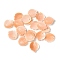 Natural Sea Shell Carved Leaf Charms, Light Salmon, 13.5~14x11.5~12x2~3mm, Hole: 0.9mm