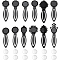 38pcs 14 Styles Zinc Alloy Bookmarks Finding, Bookmarks Settings with Transparent Glass Cabochons, Mixed Shapes, 15.5~92x15.5~29.5x4mm