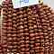 Natural Red Jaseper Beads Strands, Nuggets with Separate Beads, 8x6x5mm, Hole: 0.8mm, about 55pcs/strand, 15.35''(39cm)