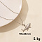 Stylish Ocean Stainless Steel Shark Pendant Necklace for Women