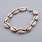 Cowrie Shell Beads Anklets, with Nylon Thread Cord and 304 Stainless Steel Lobster Claw Clasps, 280mm