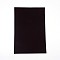 Jewelry Flocking Cloth, Polyester, Self-adhesive Fabric, Rectangle, Coconut Brown, 29.5x20x0.07cm