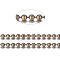 Brass Ball Chains, Long-Lasting Plated, Soldered, with Spool, Cadmium Free & Nickel Free & Lead Free, Antique Bronze, 1mm, about 32.8 Feet(10m)/roll