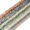 Electroplate Transparent Glass Beads Strands, AB Color Plated, Flat Round with Rose, Mixed Color, 6x4mm, Hole: 0.8mm, about 110pcs/strand, 25.98 inch(66cm)