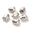 CCB Plastic Beads, Nuggets, Platinum, 18x10x14mm, Hole: 1.2mm