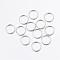 Tarnish Resistant 304 Stainless Steel Open Jump Rings, Stainless Steel Color, 13x1.5mm, Inner Diameter: 10mm