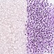 Переливающиеся прозрачные стеклянные бусины SEED-T007-10C-1