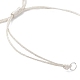 Изготовление плетеного браслета из полиэфирного шнура AJEW-JB01377-01-3