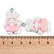 Подвески из кролика из смолы RESI-U004-02B-3