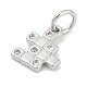 Латунные микро проложить кубического циркония подвески KK-Q028-38P-2