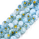 Круглые Millefiori стеклянные бусины нити LK-P001-36-1