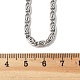 Устойчивые к потускнению ожерелья из нержавеющей стали 304 lumachina NJEW-P226-08P-01-2