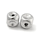 Латунные текстурированные бусины KK-P258-04B-P-2