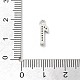 Латунные микропаве прозрачные подвески с фианитом ZIRC-I067-02B-3