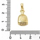Латунные подвески KK-H206-05G-3