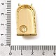 Латунные микро проложить кубического циркония подвески KK-Z125-23B-G-3