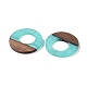 Подвески из смолы и дерева WOOD-F015-14B-2